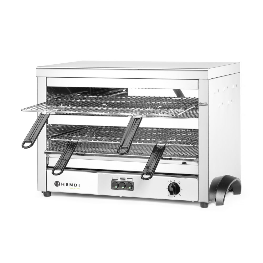 Grill, Toaster, Edelstahl, Schublade, Kochgerät