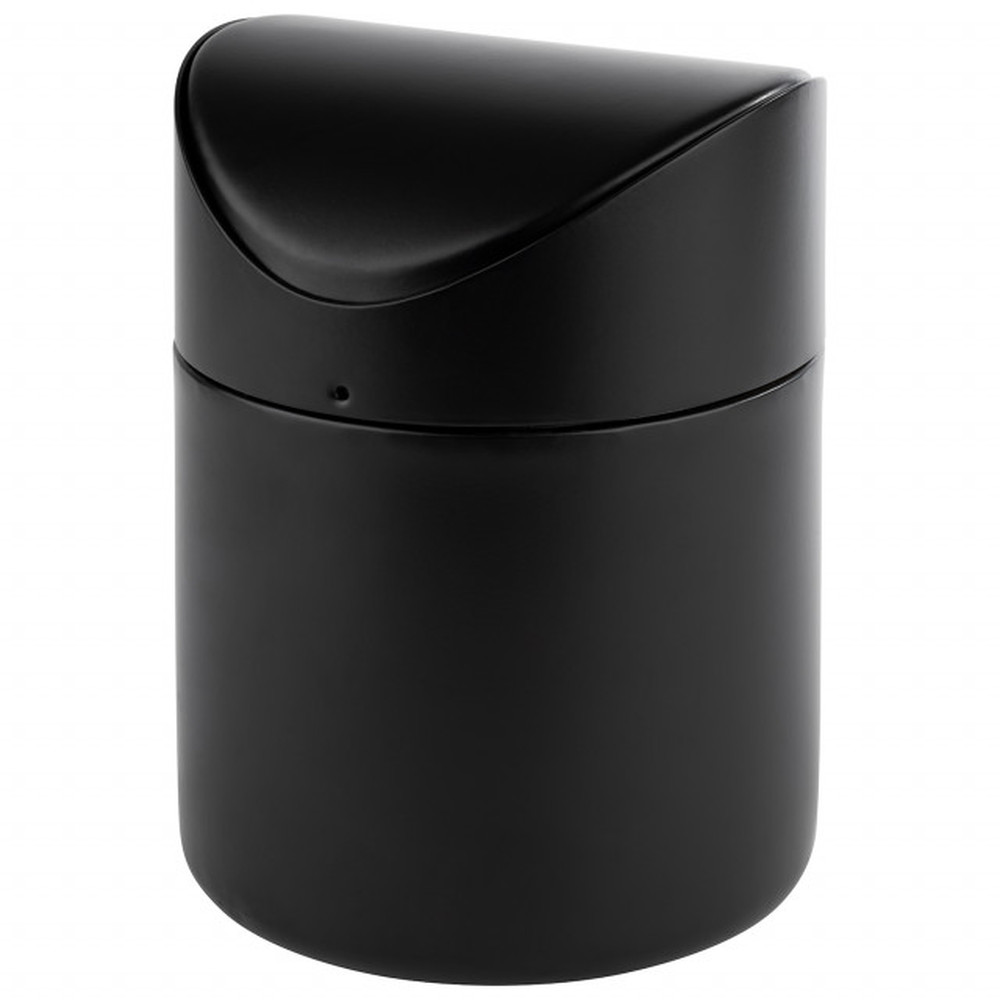 APS Tischrestebehälter Ø 12 cm, H: 17 cm Edelstahl, schwarz