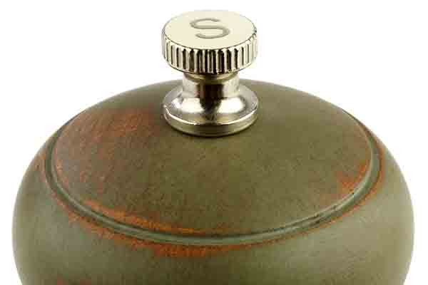 APS Salzmühle -PROFESSIONAL-Ø 5,5 cm, H: 15 cm , deutsches Buchenholz Ø 5,5 cm, 