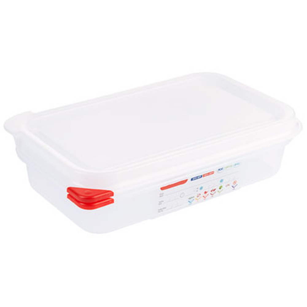 Contacto Behälter GN 1/4 65 mm mit HACCP Colorclip Deckel