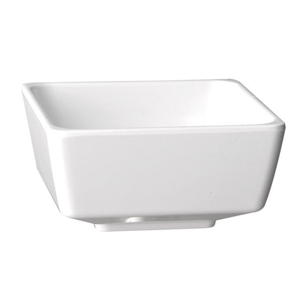 APS Schale -FLOAT- 9 x 9 cm, H: 4,5 cm , Melamin, weiß, 0,16 Liter