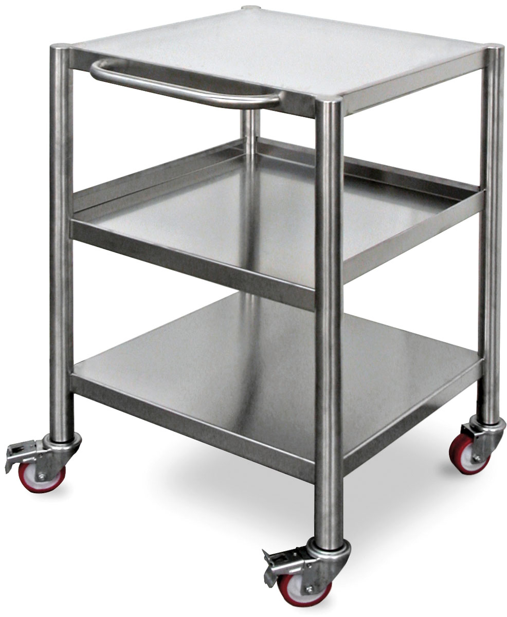 Duni Trolley für DF22/22F/32/32F 600 x 600 x 800 mm Edelstahl Silber