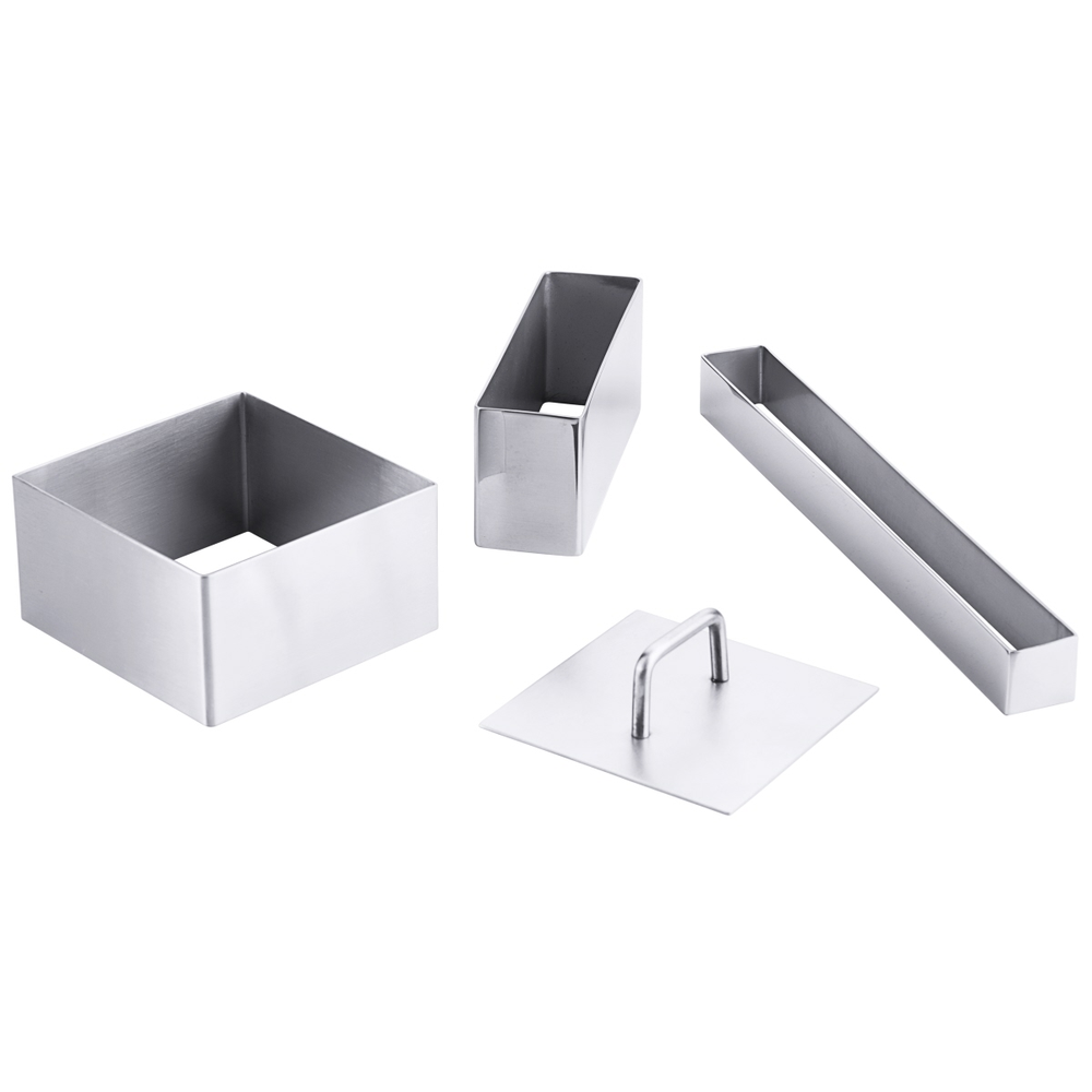 Contacto Schaumspeisenform, rechteckig 5 cm x 5 cm Fläche: 5 cm x 5 cm, Höhe: 4,