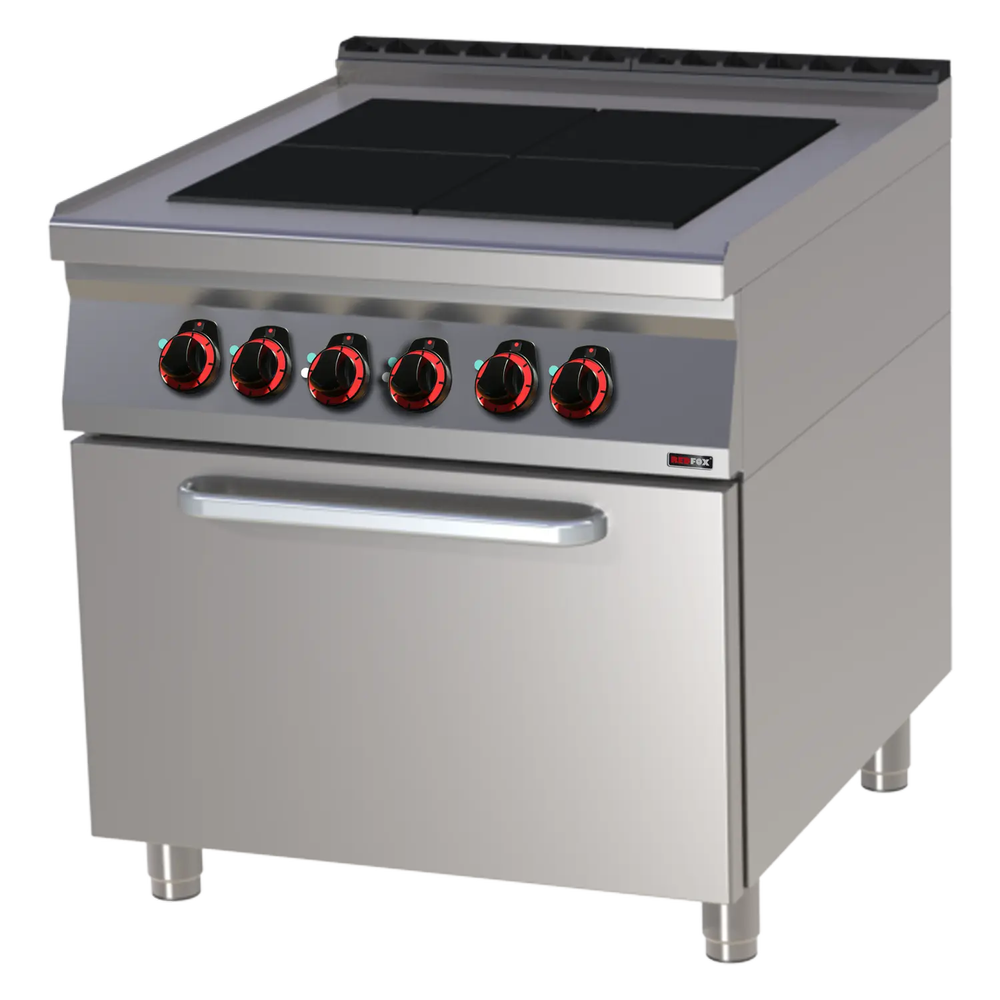RM Gastro Herd elektrisch mit Heißluft-Backofen / REDFOX - SPLT 90/80 11 E