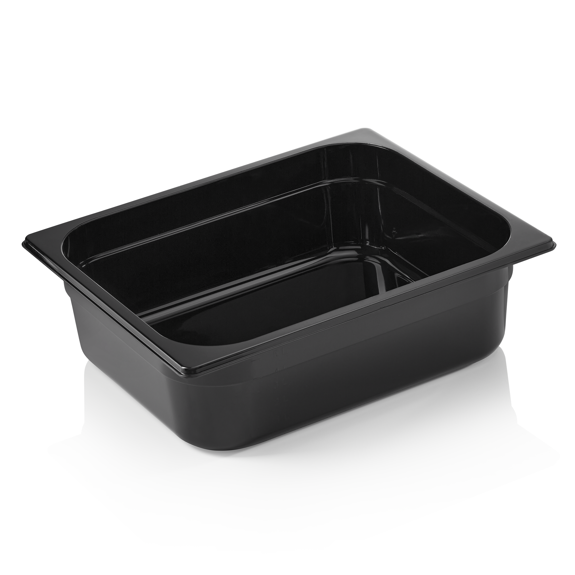 WAS GN Behälter GN 96 BLACK 1/2-100 mm, schwarz, Polycarbonat