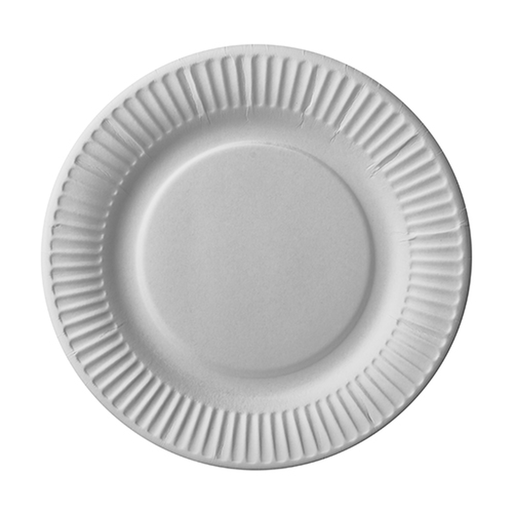 Papstar Teller, Pappe rund Ø 18 cm weiss