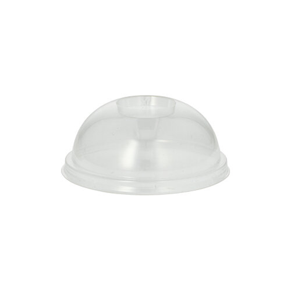 Papstar Dom-Deckel, PLA "pure" rund Ø 9,5 cm · 4,5 cm glasklar ohne Lochung