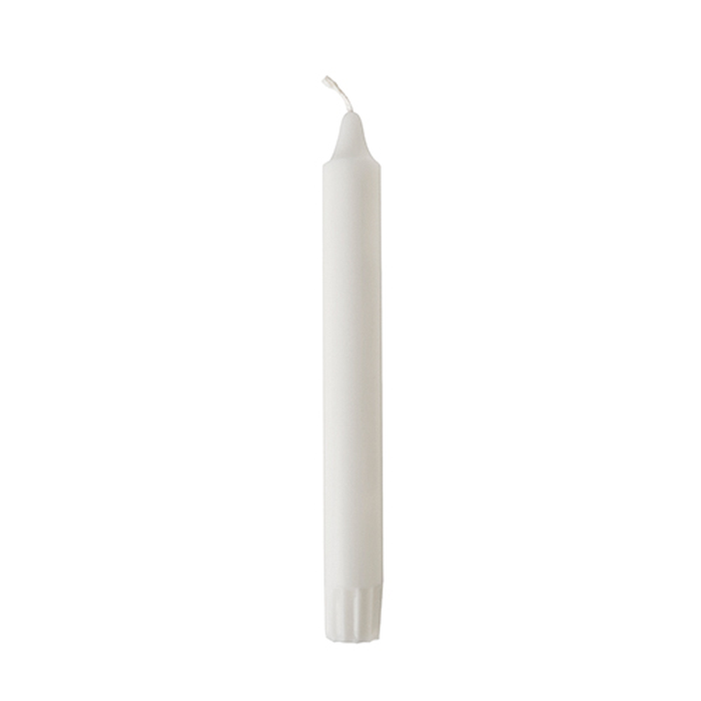 Papstar Kronkerzen Ø 2,2 cm · 20 cm weiss aus 100 % Stearin