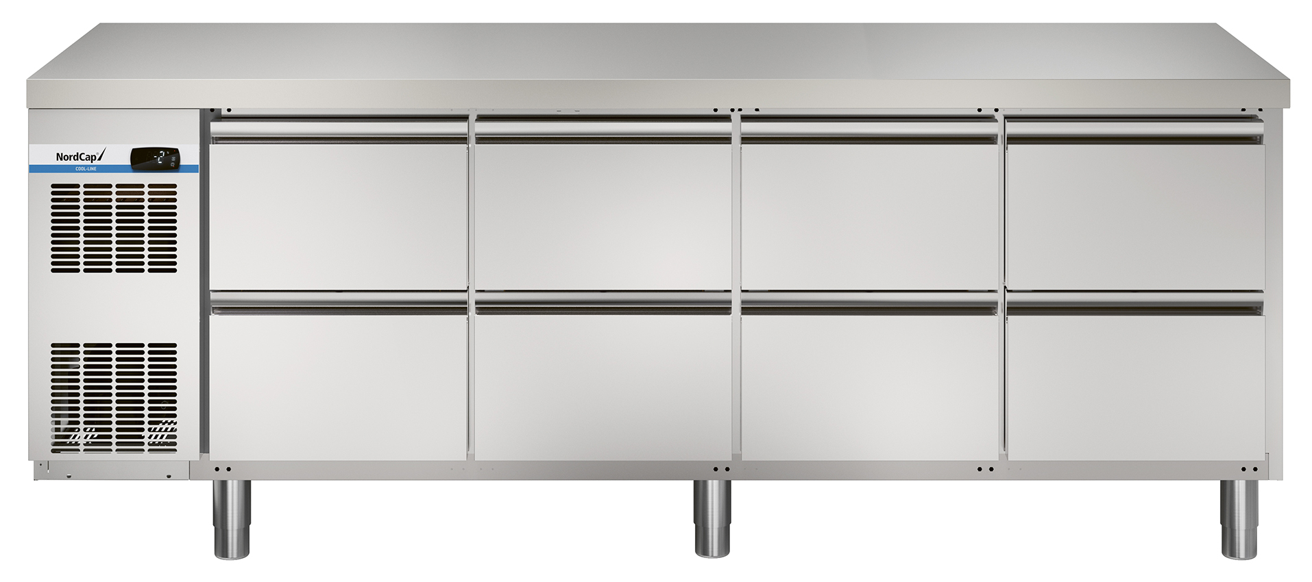 Nordcap COOL-LINE Kühltisch (4 Abteile) KT-CL 2149 8Z