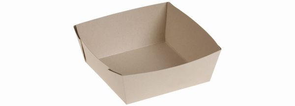 Pacovis Box 13.5x13.5x5cm, 800ml, Bambus-Papier, natures
