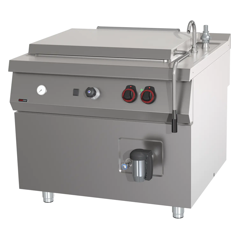 RM Gastro Indirekter elektrischer Großraumkessel 200 l / REDFOX - BIQ 90/100 200