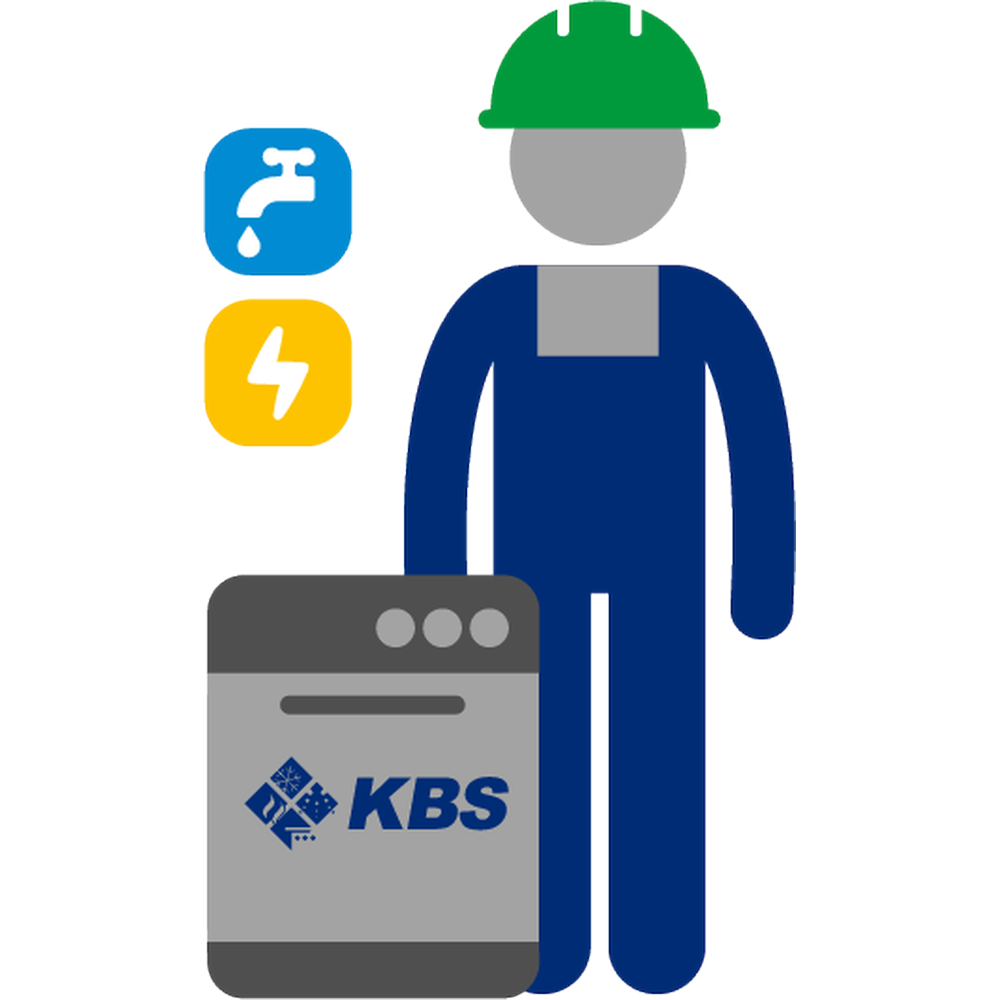 KBS KBS Einspülservice für Haubenspülmaschinen mit Wärmerückgewinnung