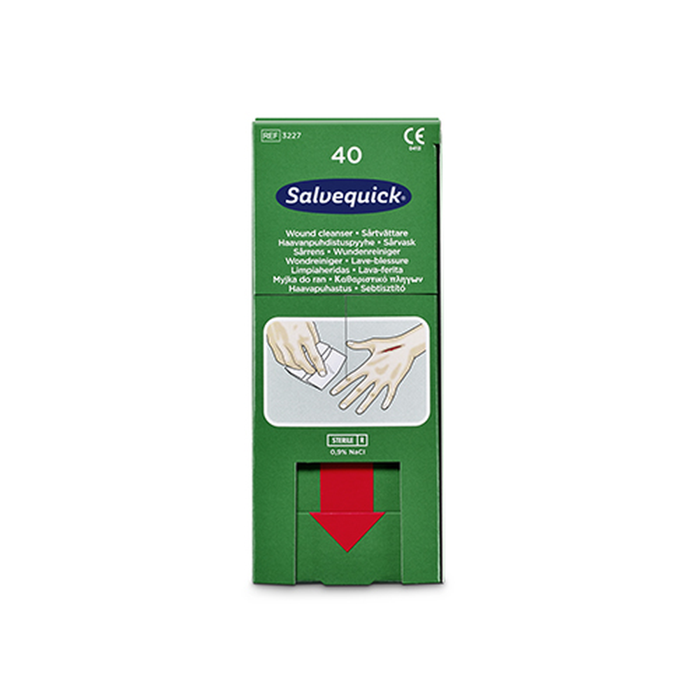 PAPSTAR Cederroth Wipes Salvequick Wundreiniger refill für Savett-Spender R