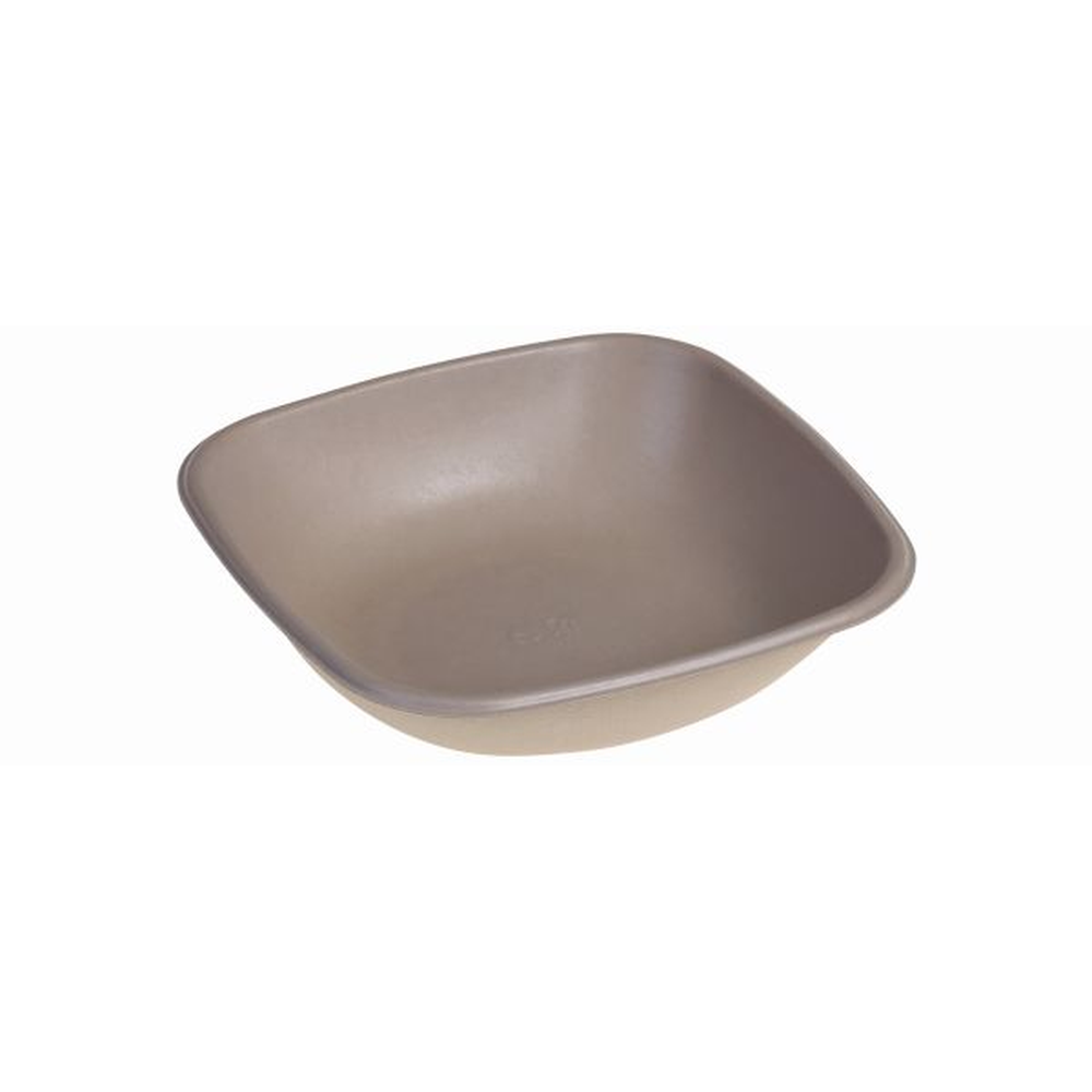 Pacovis Bowle Zuckerrohr/PBAT, 500ml, nature, 170x170x4