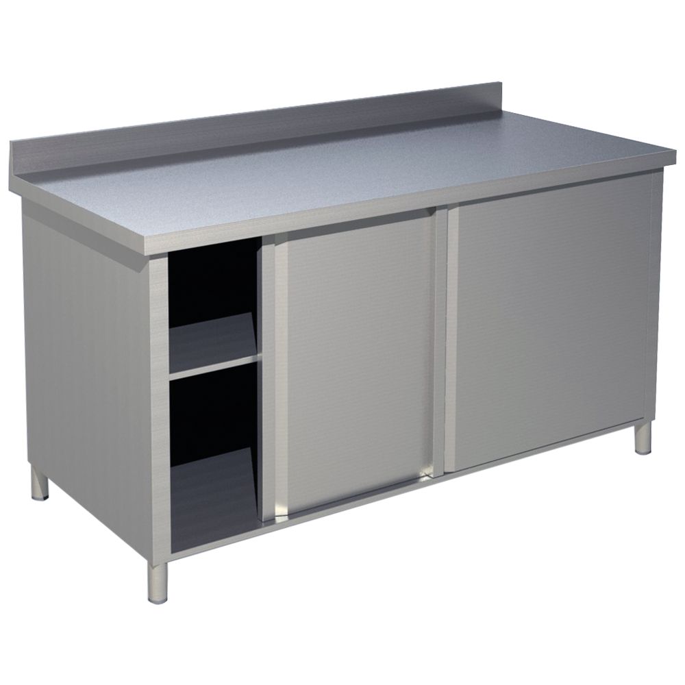 KBS Arbeitsschrank mit Aufkantung B 100cm x T 70cm