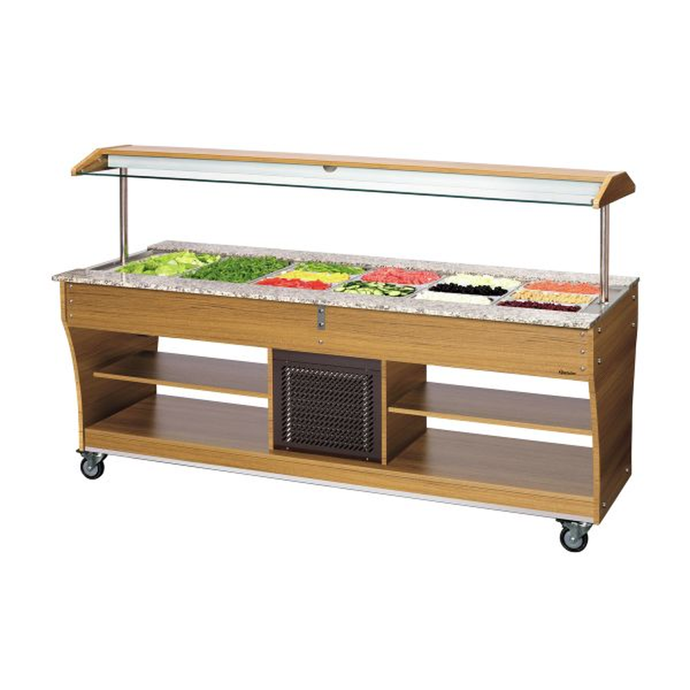 Bartscher Buffetwagen, kalt, 6x 1/1 GN