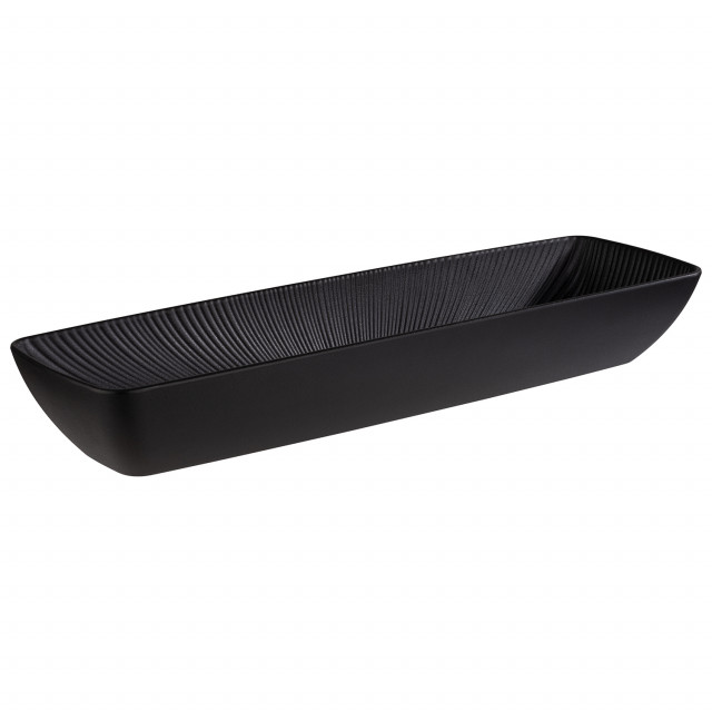 APS GN 2/4 Schale -NERO-           53 x 16,2 cm, H: 7,5 cm