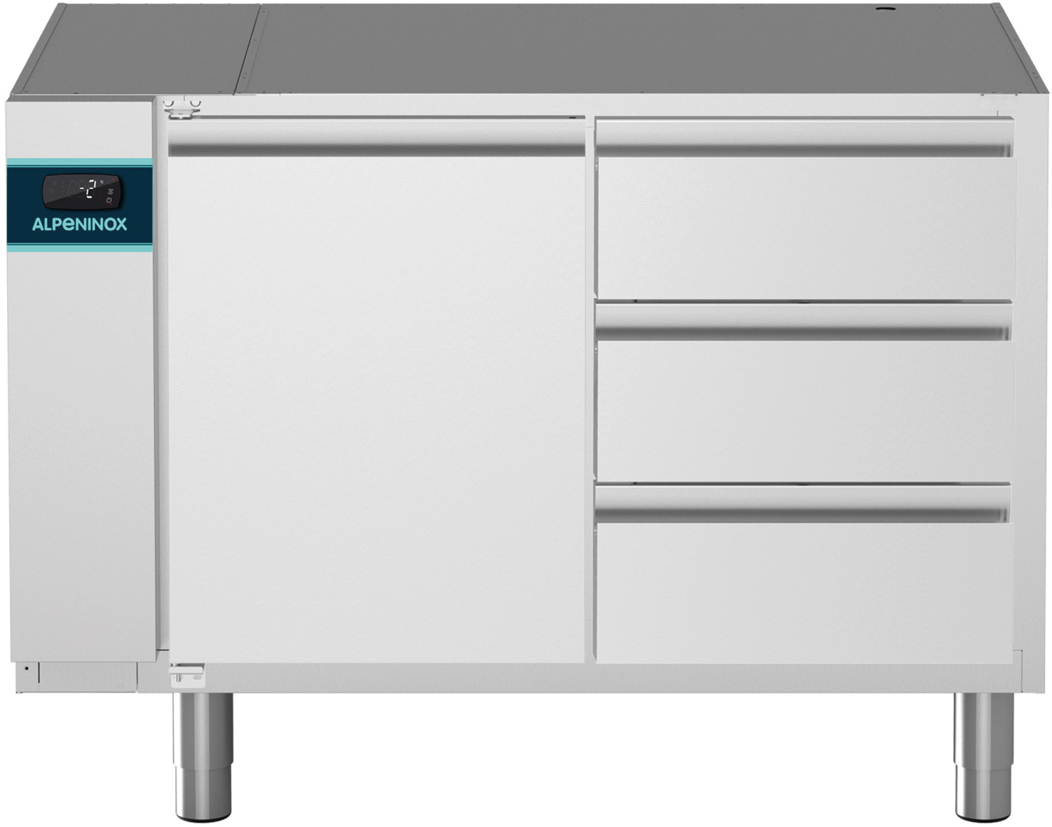 Nordcap Kühltisch, 2 Abteile CLO 650 2-7061