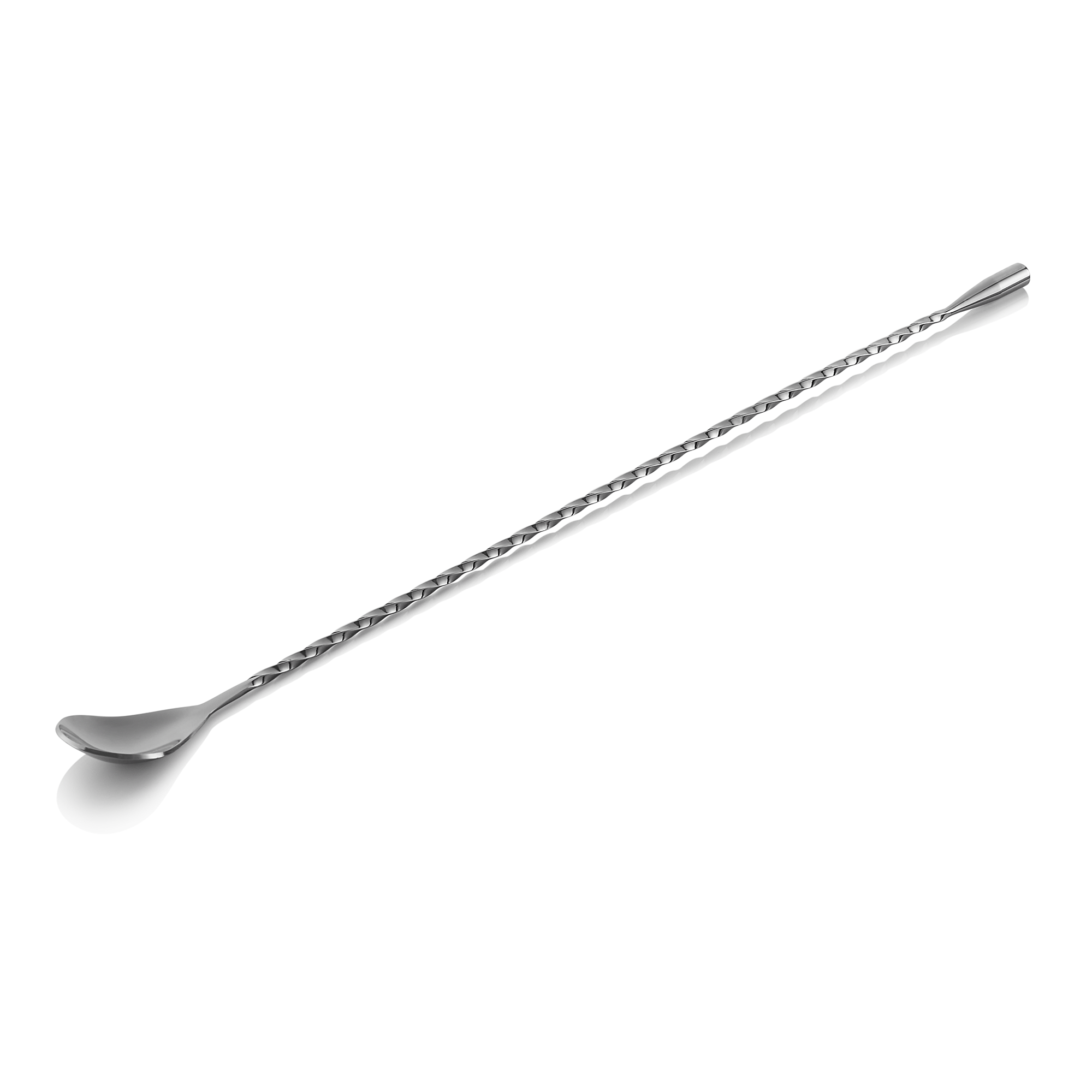 WAS Barlöffel Twisted Classic NOCTURN, 40 cm, gun metal, Chromnickelstahl 18/8