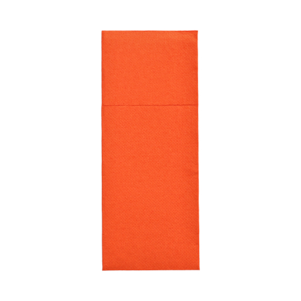 Papstar Servietten "ROYAL Collection" 40 cm x 30 cm nektarine mit Besteckfalz