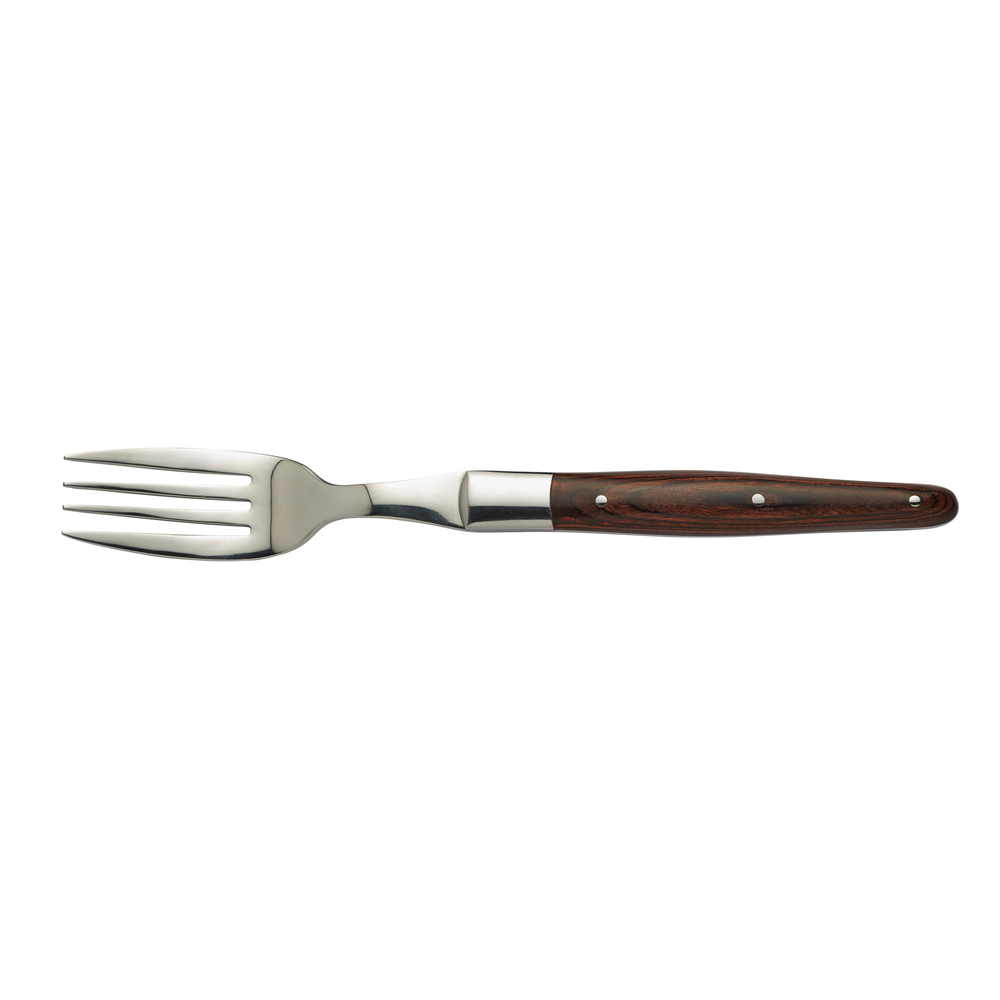 Solex BBQ Steakgabel mit dunklen Pakka-Holzgriff Serie BBQ 2100