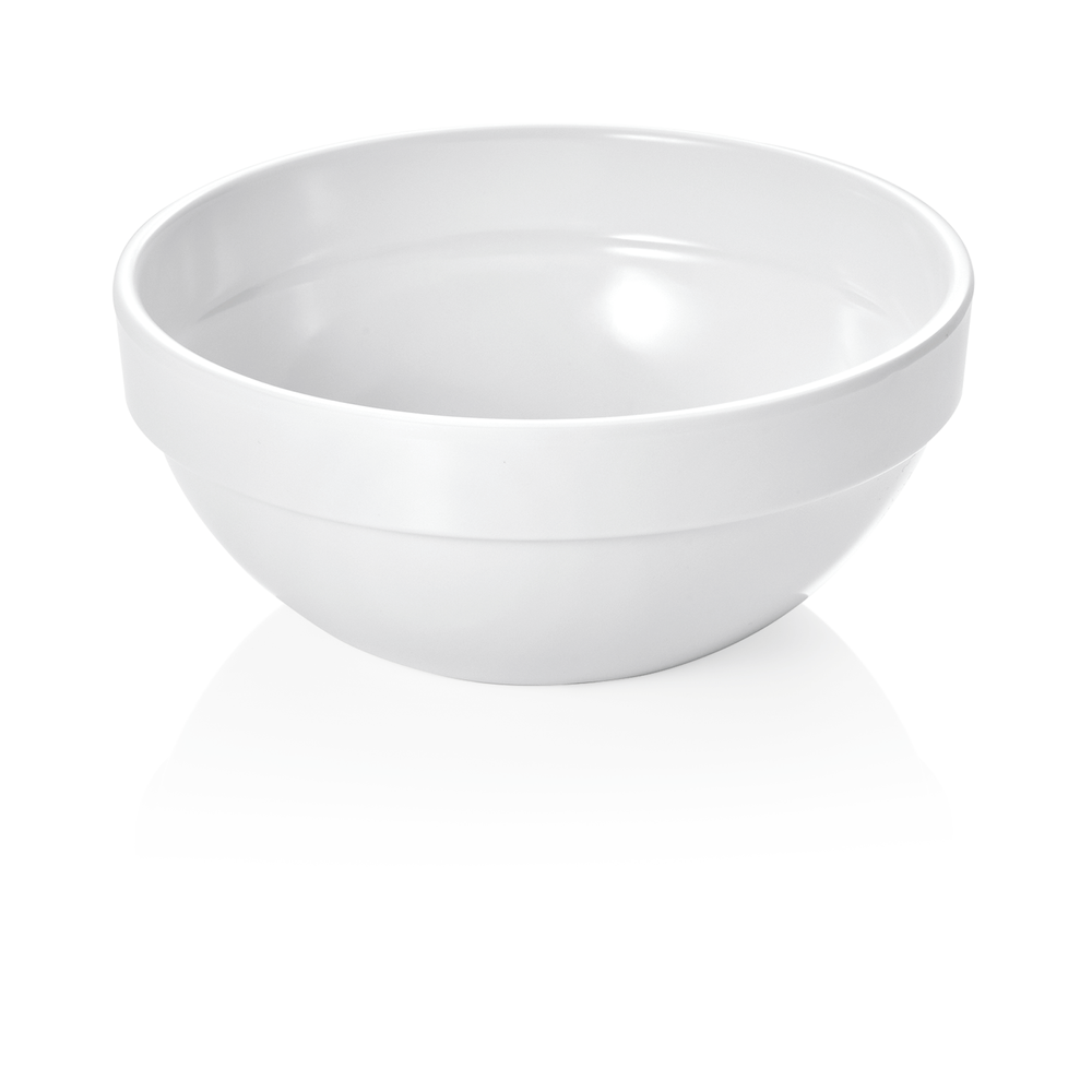 WAS Schale Set, 0,56 ltr., Ø 14 cm, weiß, Set á 6 Stück, Melamin