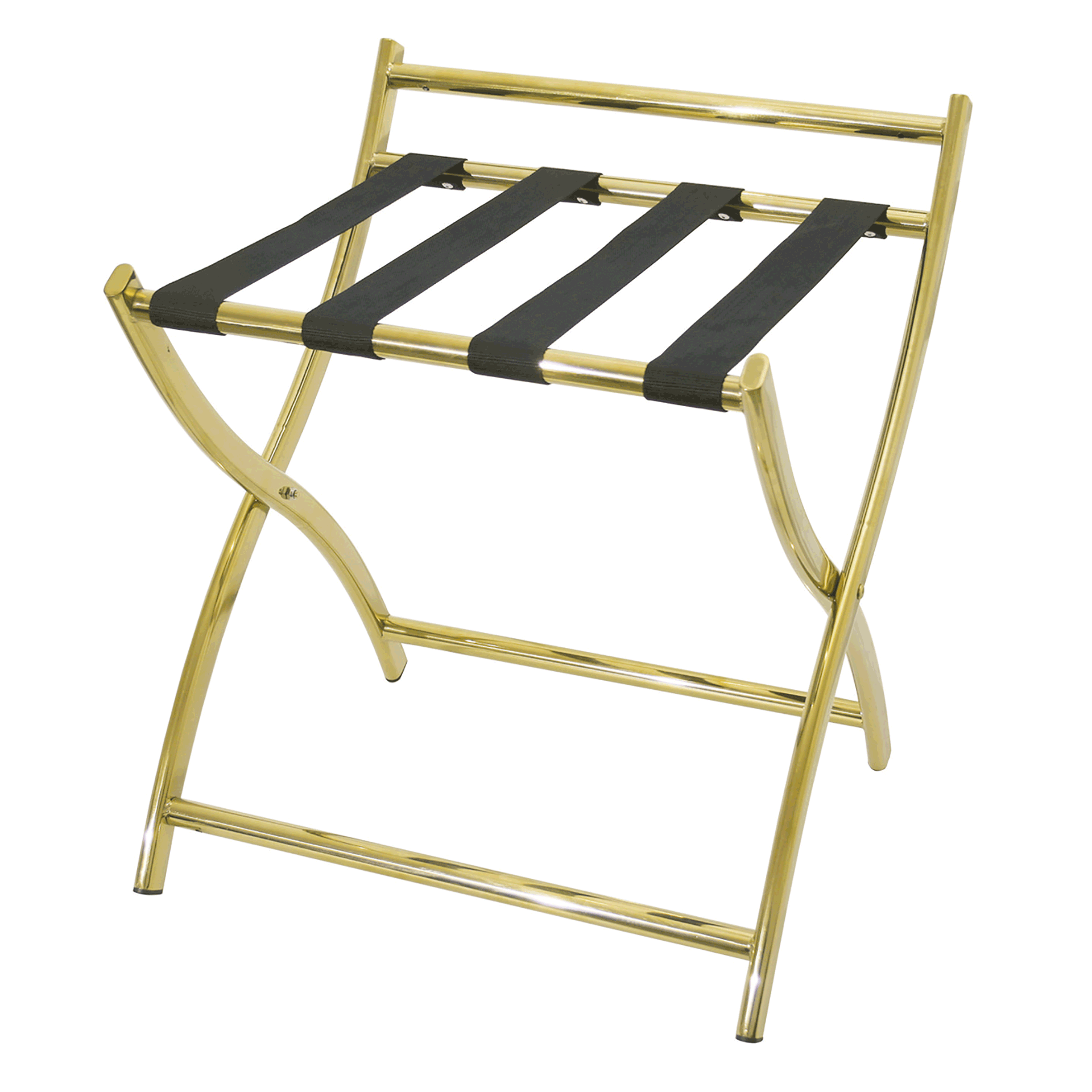 WAS Gepäckablage mit Wandschutz, 50 x 48 x 54 cm, goldfarben, Chromnickelstahl