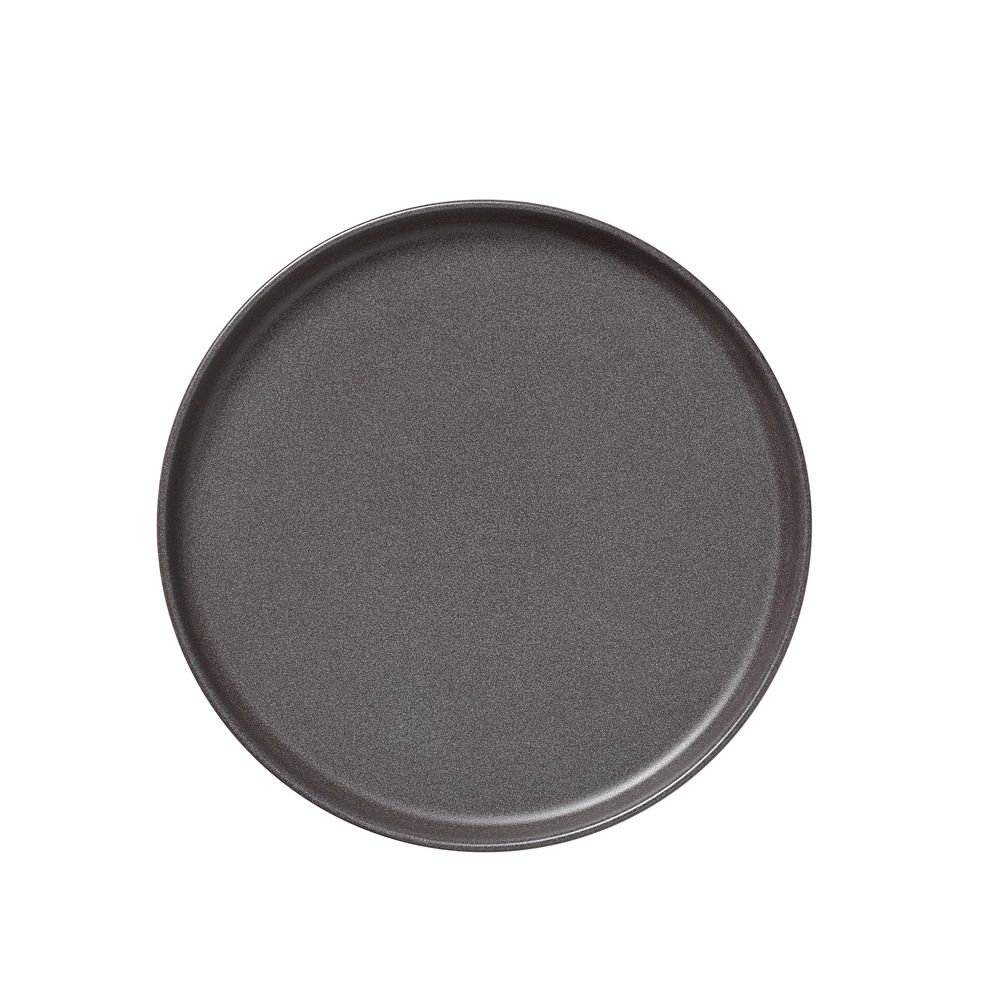 WAS Teller Set ROCKZZERO, flach, Ø 28 cm, Set á 6 Stück, stone grey, Steinzeug