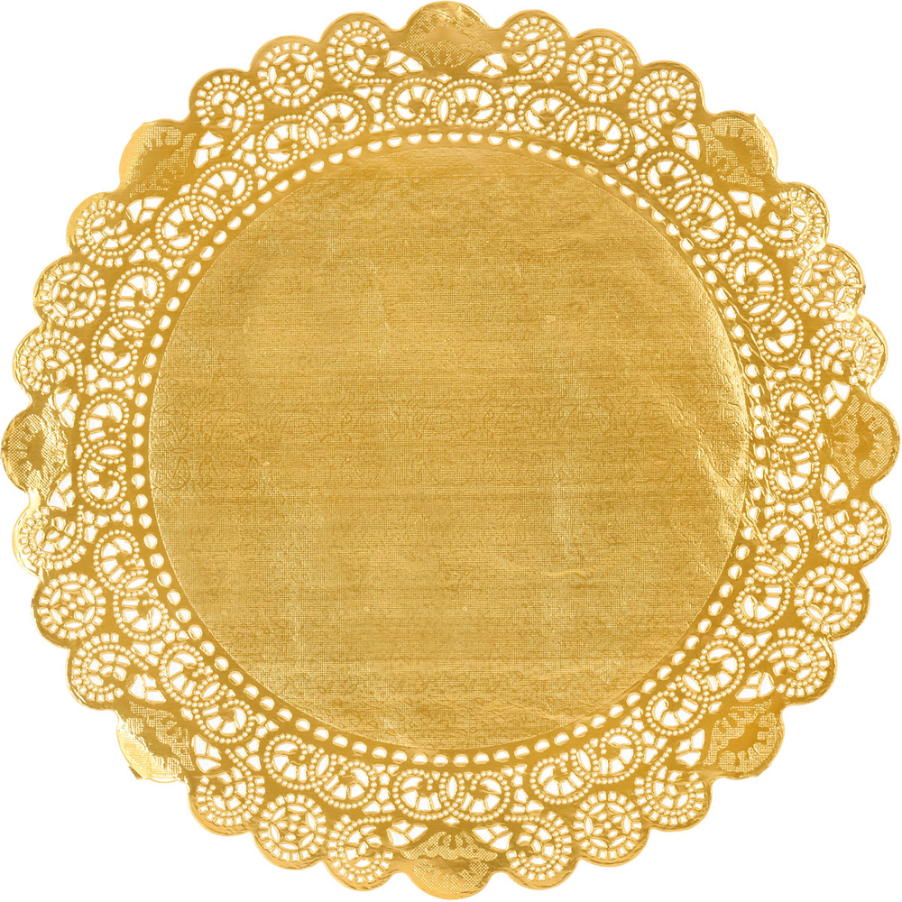 Duni Tortenspitzen Rund Ø 36 cm gold