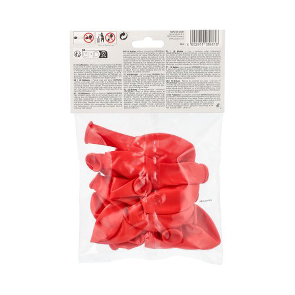 Papstar Luftballons Ø 25 cm rot