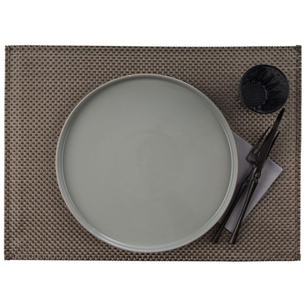APS Tischset - platin 45 x 33 cm , PVC, Schmalband
