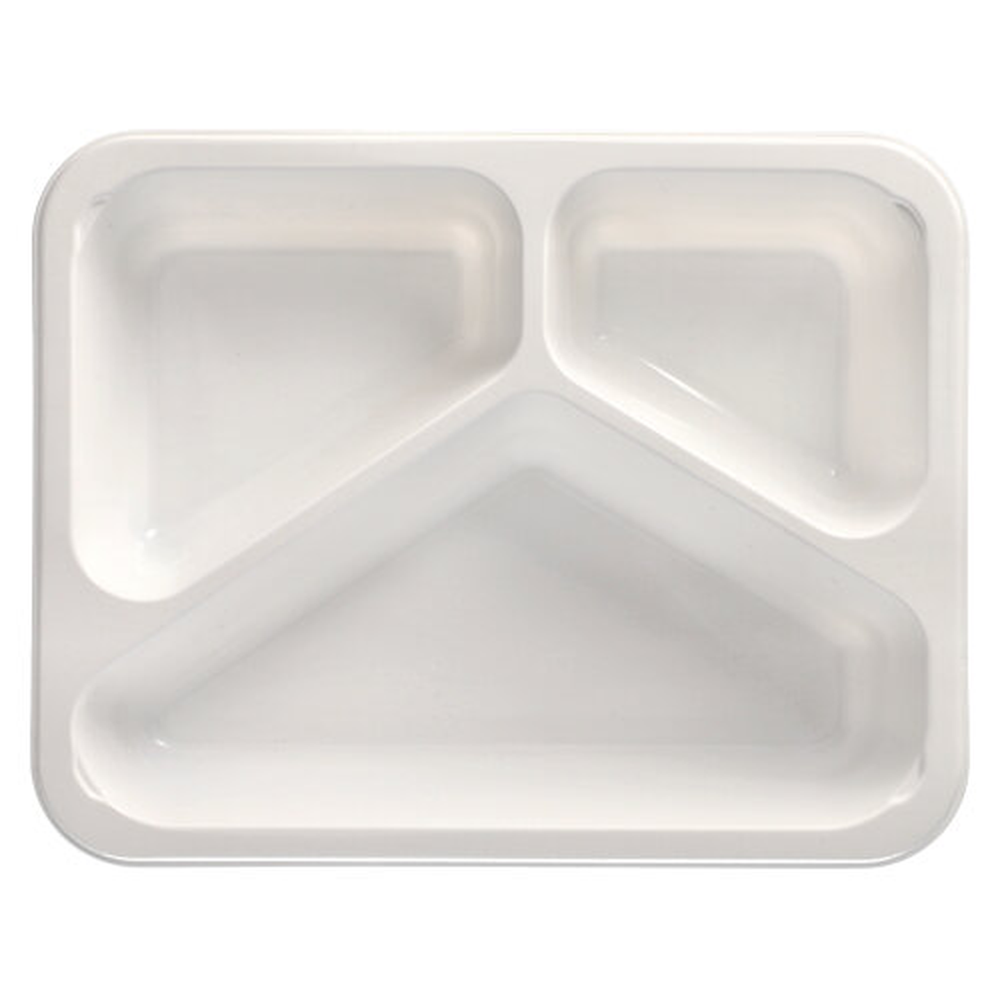 PAPSTAR Mikrowellenschalen, PP 3-geteilt 1095 ml 4,9 cm x 22,7 cm x 17,8 cm w