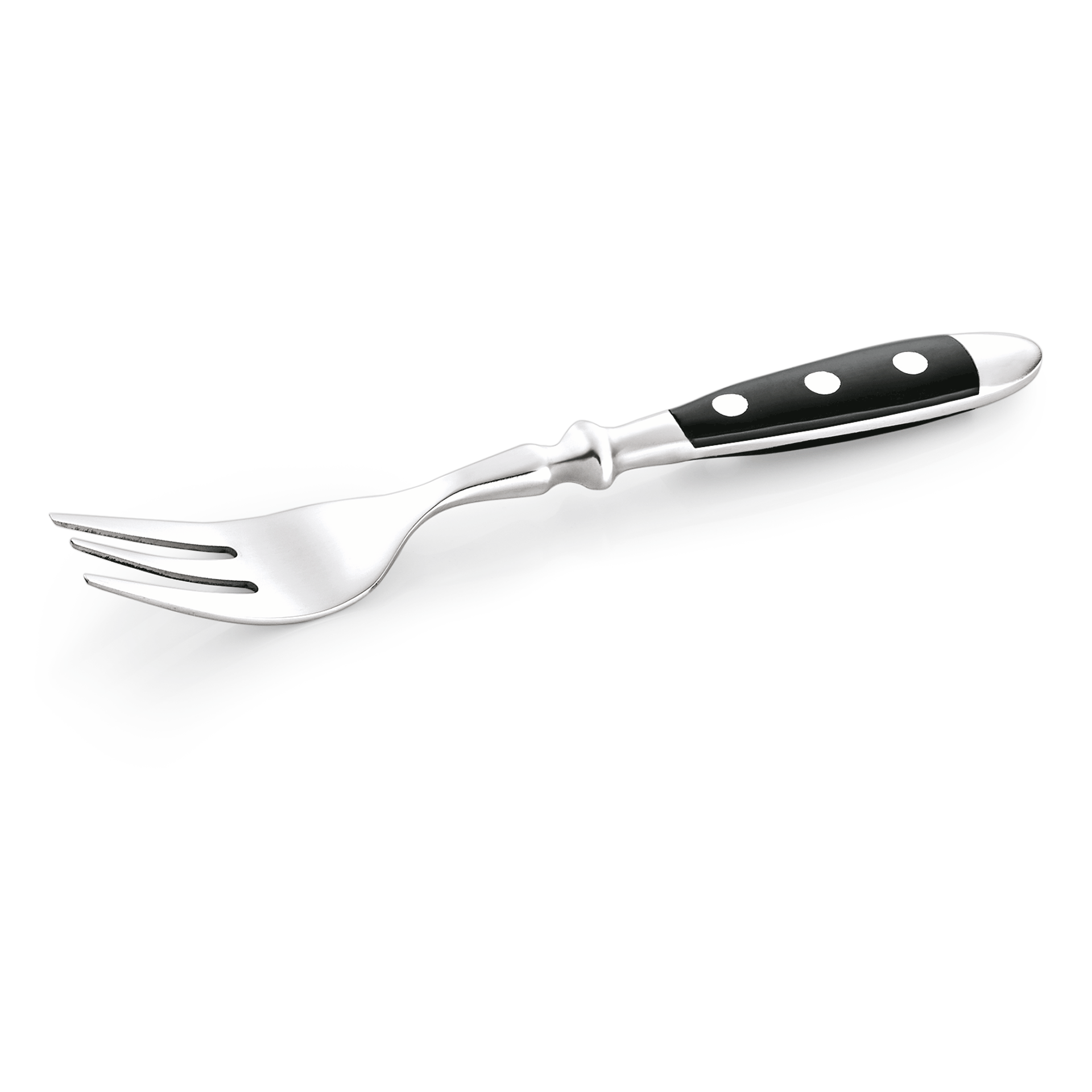 WAS Kuchengabel BISTRO, 15 cm, mit Kunststoffgriff, Set á 12 Stück, Chromstahl 1