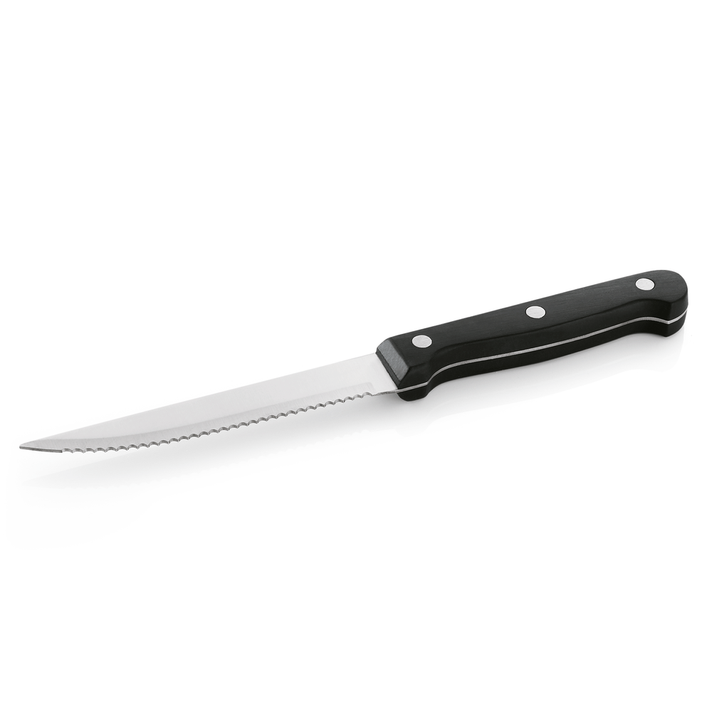 WAS Steak-/Pizzamesser mit Kunststoffgriff, 21 cm, Edelstahl
