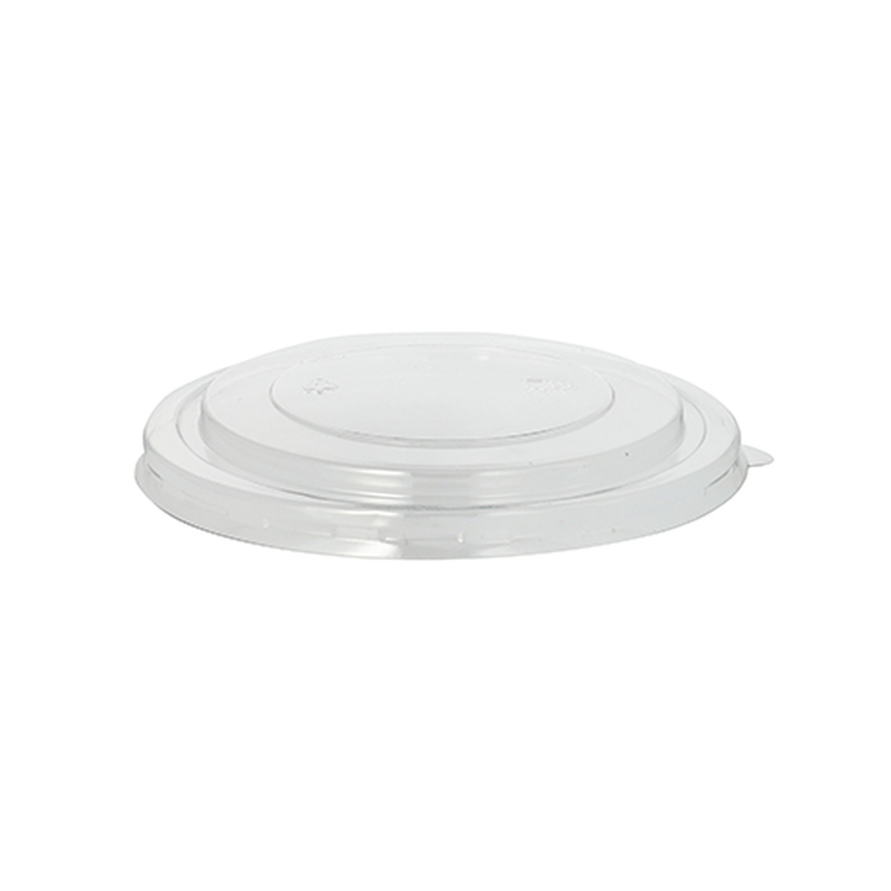 Papstar Deckel für Salatschalen, PET rund Ø 15 cm · 2 cm klar