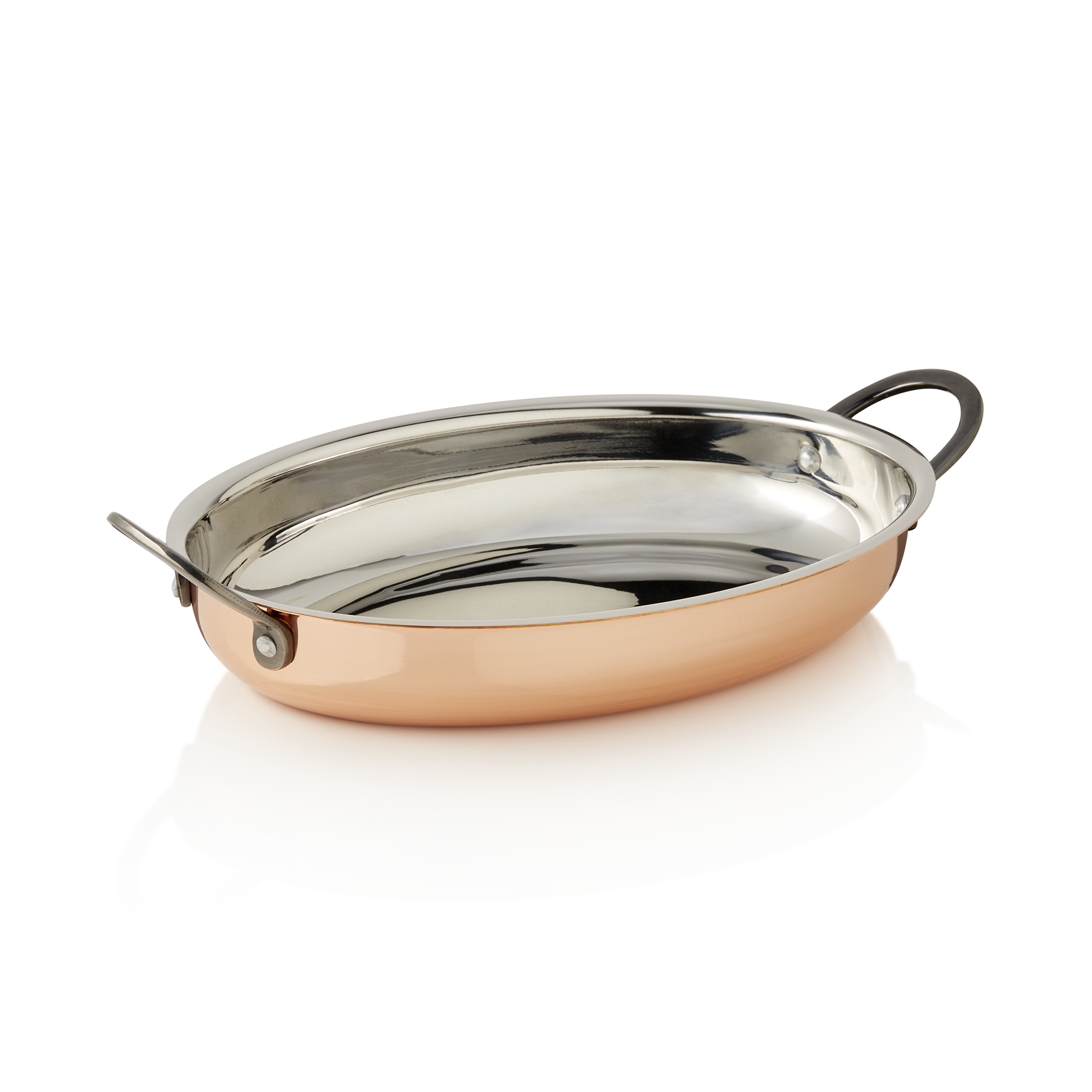WAS Servierpfanne STEEL & STYLE RUBY, 25 x 18 x 3,5 cm, 0,9 ltr., Kupfer, Messin