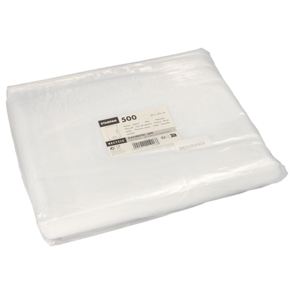 Papstar Flachbeutel, LDPE 50 cm x 30 cm transparent