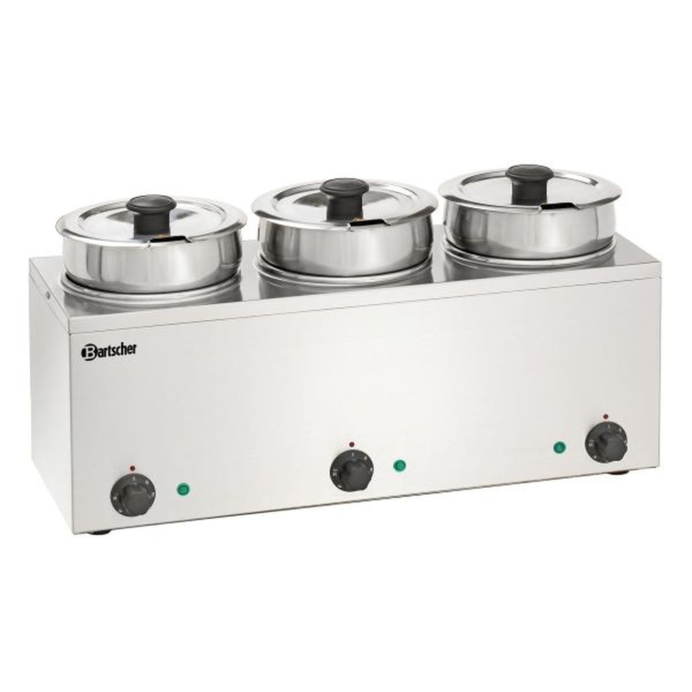 Bartscher Bain- Marie Hotpot, 3 Töpfe á 3,5 Liter