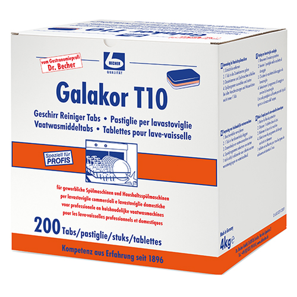 Papstar "Dr. Becher" Galakor T10 Geschirr Reiniger Tabs 4 KG