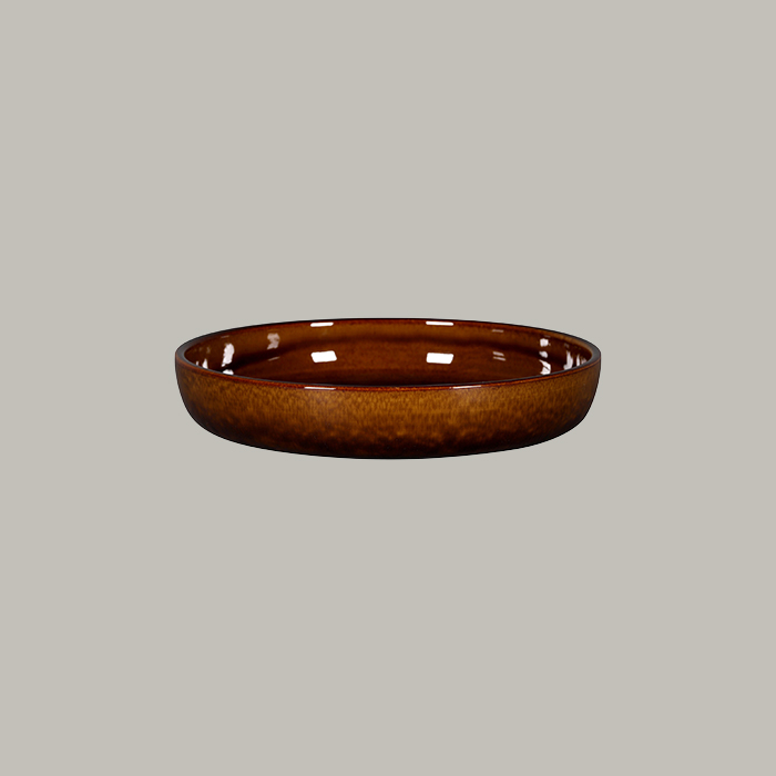 RAK Teller tief rund - honey  Serie: Ease Ø 23.7 cm / Ht. 4.6 cm / Cont. 130 cl