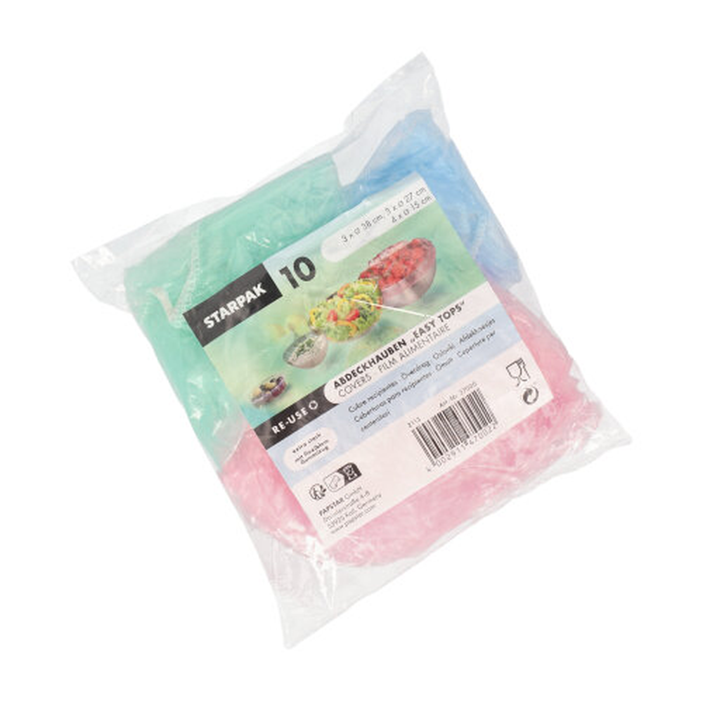Papstar Abdeckhauben farbig sortiert "Easy Tops"