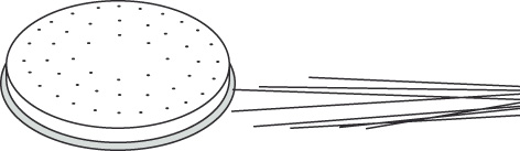 Neumärker Pasta-Scheibe Ø 50 mm Capelli d'Angelo für Nudelmachine PF15E