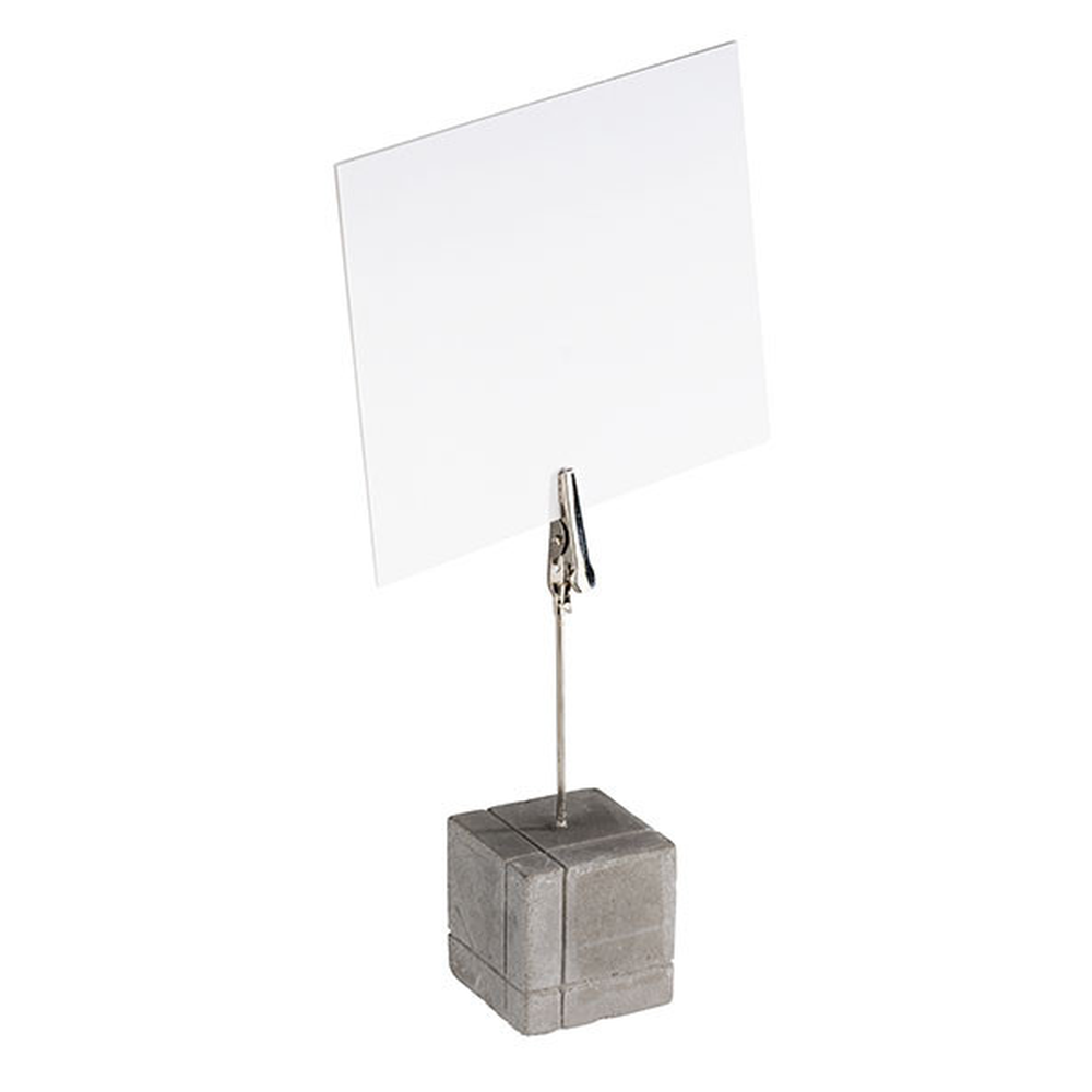 APS Kartenhalter, 4er Set 3 x 3 cm, H: 12 cm