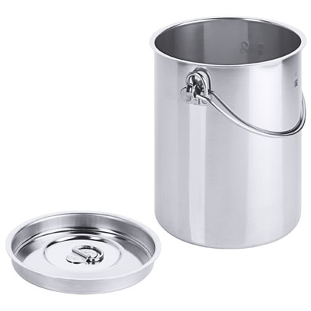 Contacto Eimer, zylindrisch 2 l mit Deckel, ohne Bodenreifen