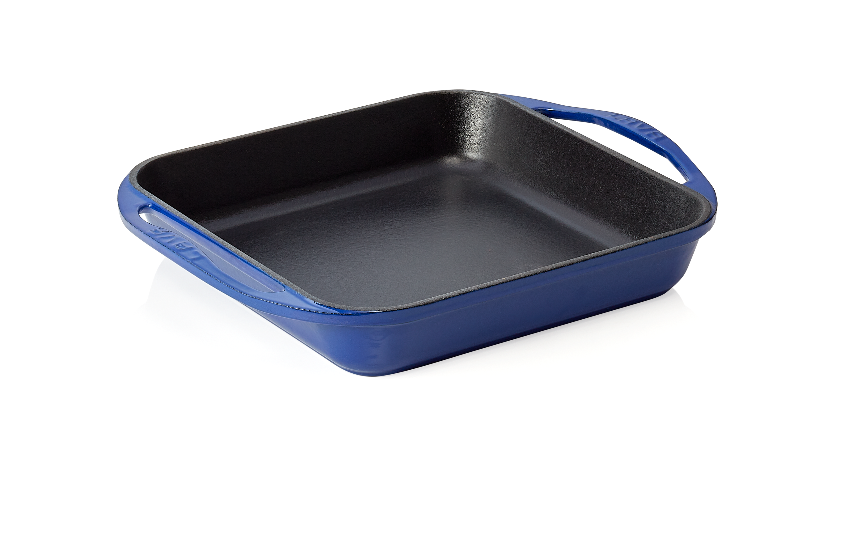 WAS Pfanne 27 x 27 x 5 cm blau Gusseisen