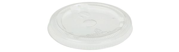Pacovis Flachdeckel PLA, 76mm, m., C-Trinkhalmöffnung, na