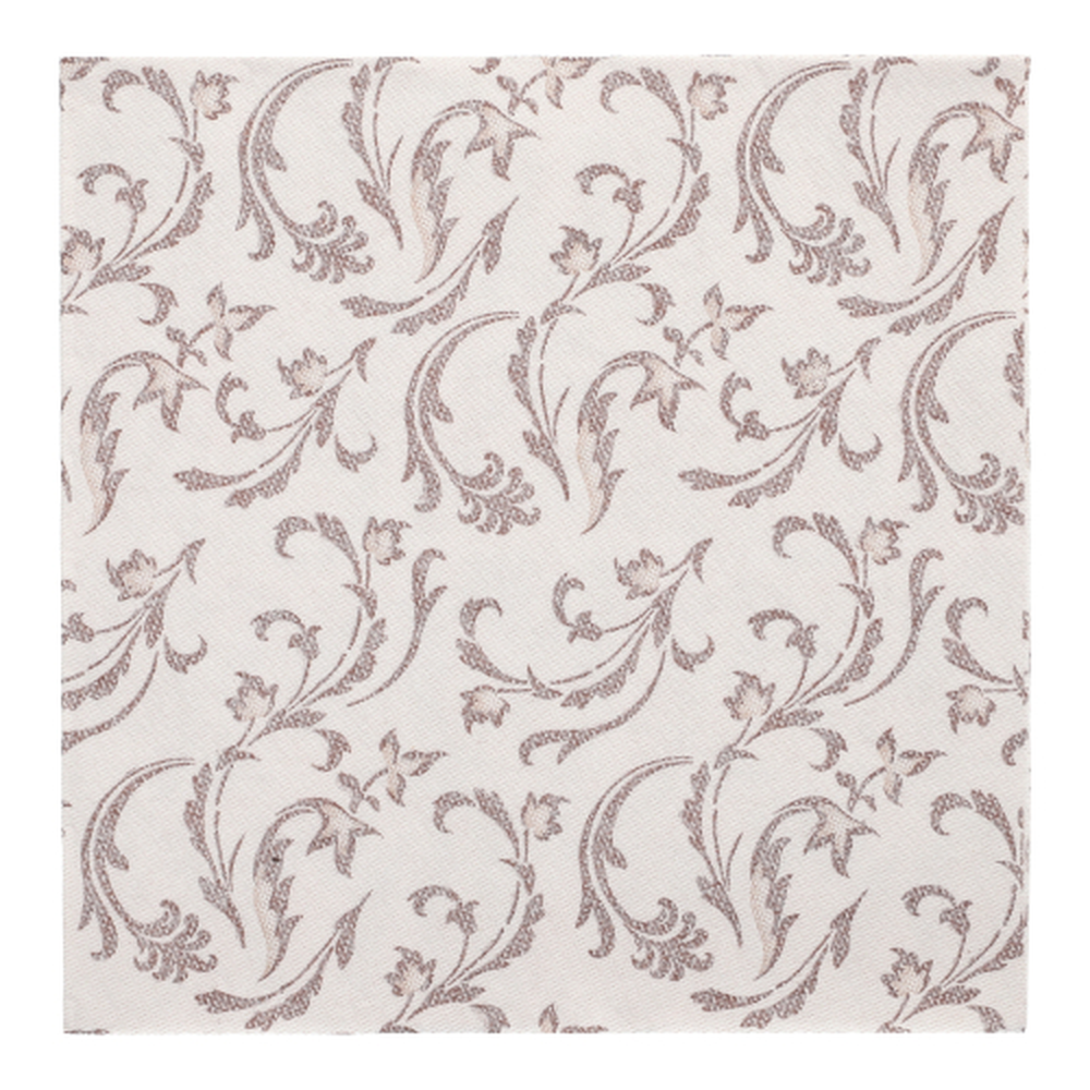 Papstar Servietten "ROYAL Collection" 1/4-Falz 40 cm x 40 cm braun "Damascato"