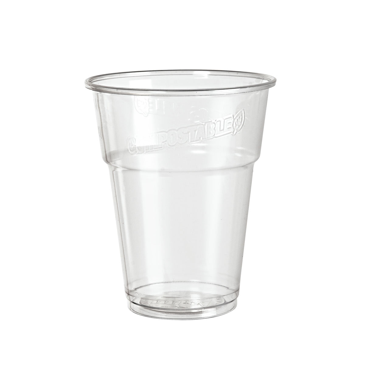 Duni Glas 580ml, PLA, Füllstrich