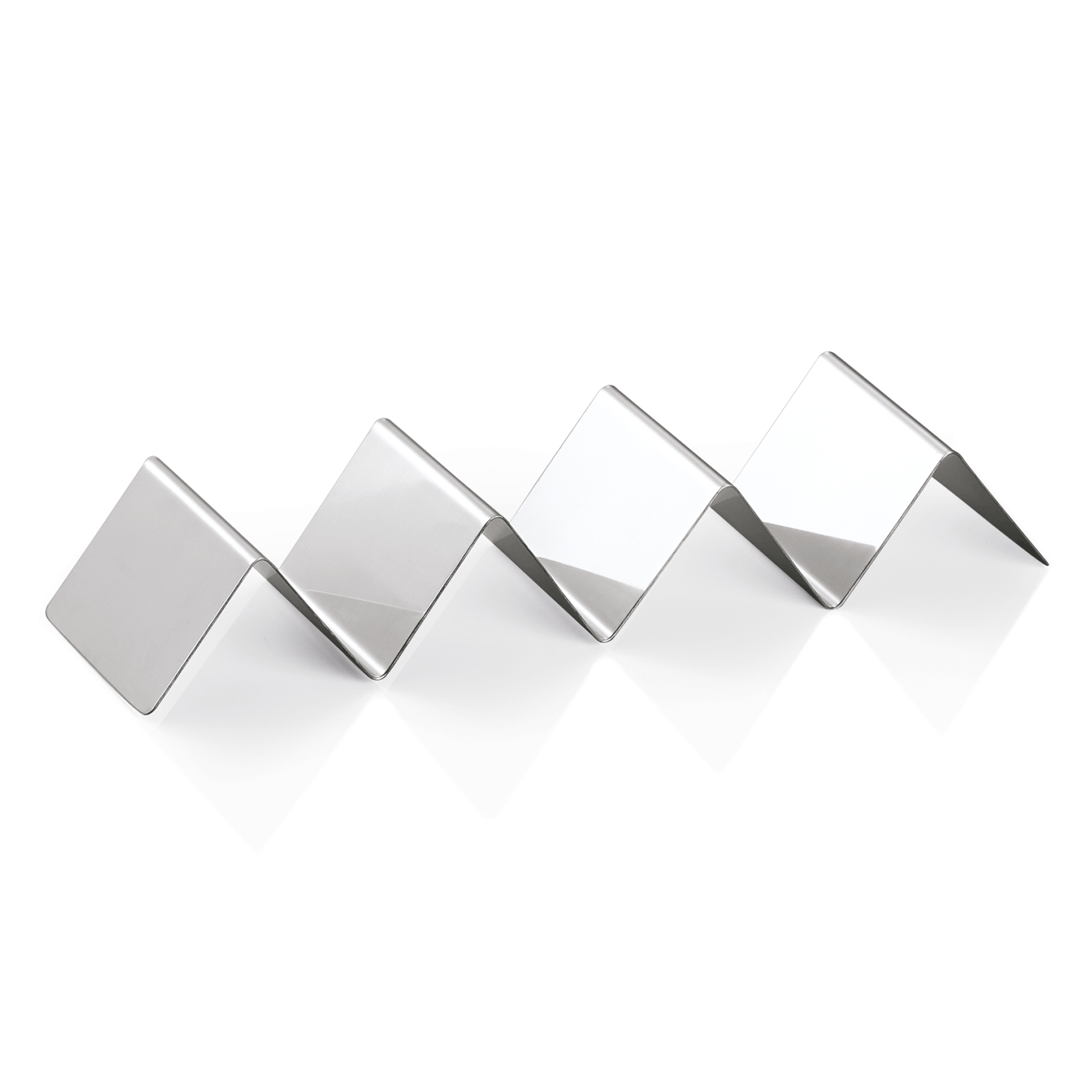 WAS Snackpresenter mit 3 Ablagen, 28 x 8 x 4,5 cm, Chromnickelstahl