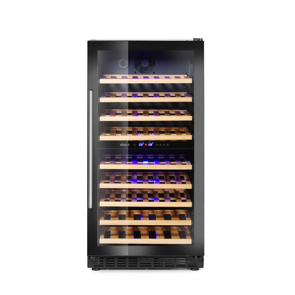 Hendi Weinkühlschrank, 2 Zonen, 72 Flaschen, Arktic, 232L, 220-240V/110W, 595x67